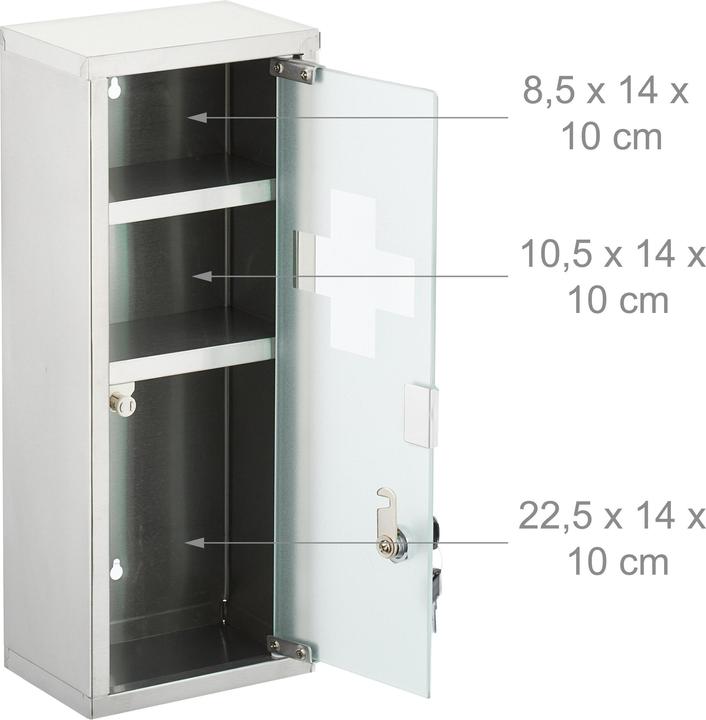 Productafbeelding Relaxdays Medizinschrank