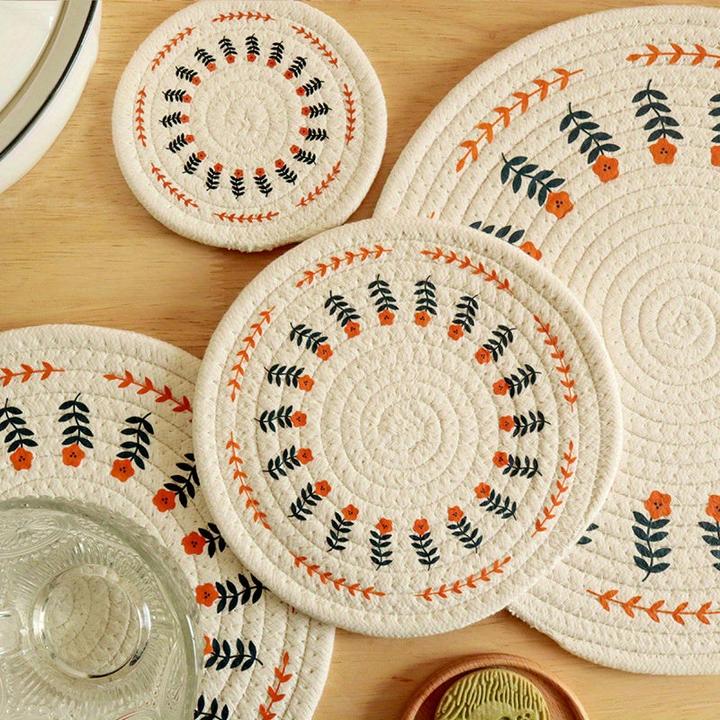 Immagine prodotto Alopini Tovaglietta in cotone intrecciato e resistente al calore di ispirazione scandinava - versatile (1 x)