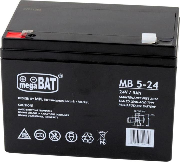 Lean Toys Lean Sport Akumulator Żelowy 24V 5Ah (24 V)