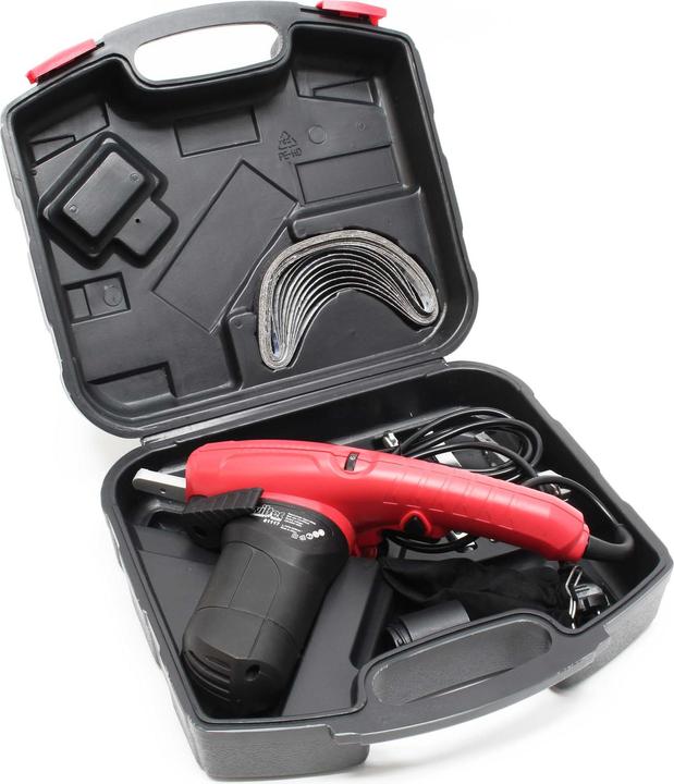 Produktbild Wiltec Bandschleifer 400W Schleifmaschine Schleifer Elektrofeile Werkzeug Feile (Bandschleifer, 400 W)