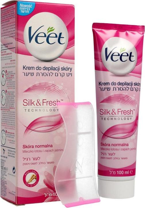 Actual product image Veet depilatory cream for normal skin 100 ml (Aftershave gel, 100 ml)