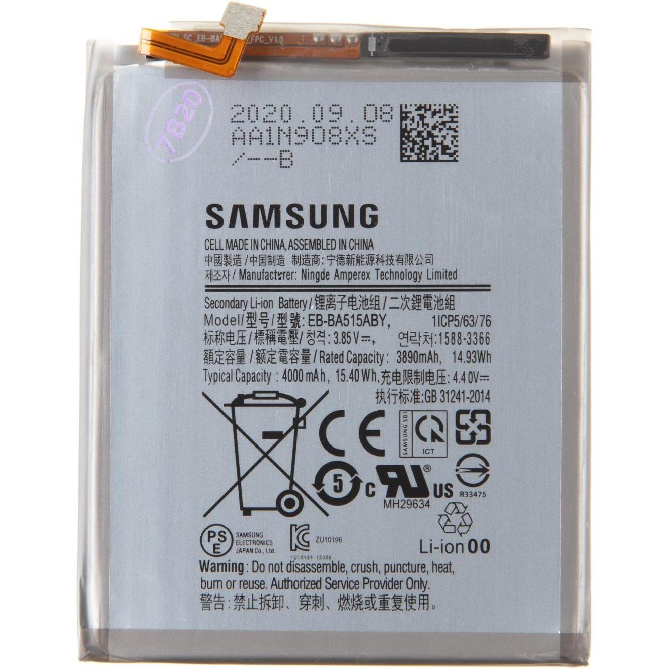 Samsung Baterie EB-BA515ABY Li-Ion Service, Smartphone Akku