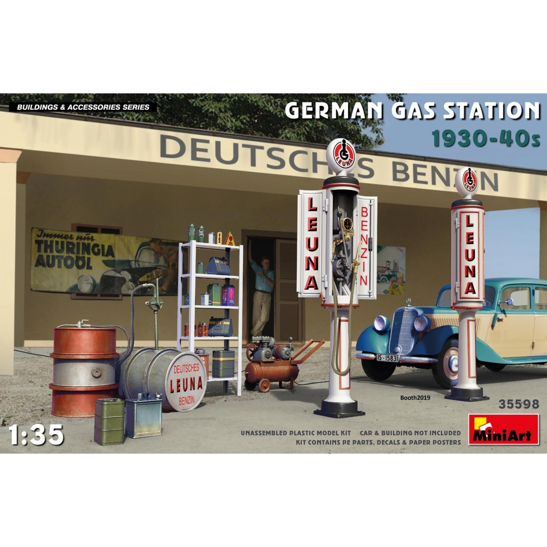 Mini art German Gas Station 1930-40s