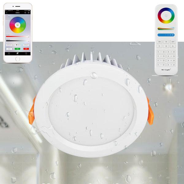 Produktbild Milight LED Einbauspot Smart 6W RGB+KW/WW IP54 (500 lm)