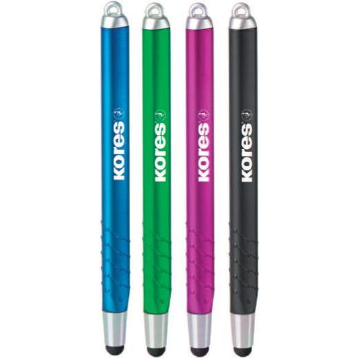 Kores Penna touch "Digi Coach", colori assortiti, Penna per tablet, Multicolore