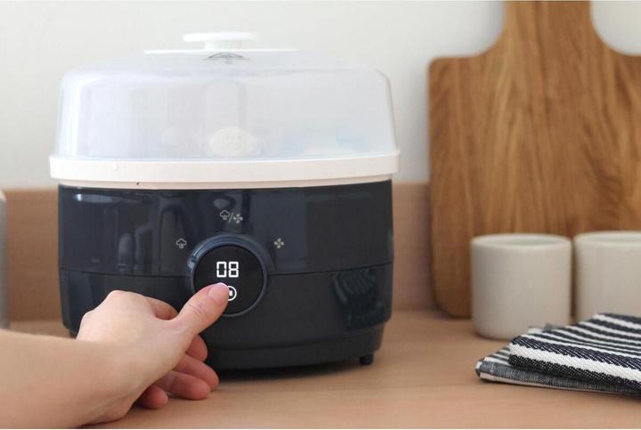 Image du produit Beaba Stérilisateur et sécheur 2-en-1 pour biberons, 3 modes, haute capacité, élimine 99,9% des bactéries