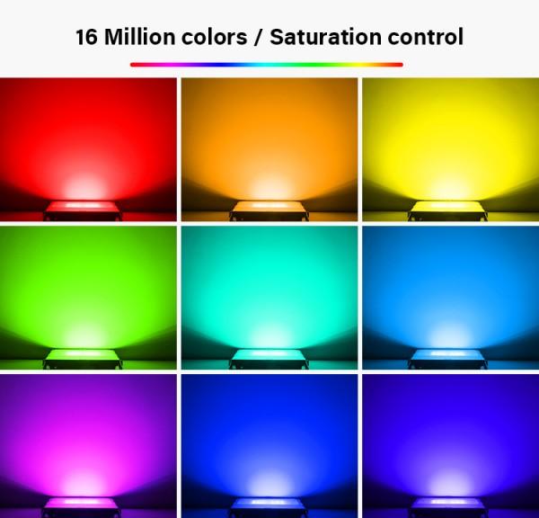 Produktbild Milight RGBW Funk Profi LED Flutlicht 200W IP65 mit Fernbedienung (17000 lm, IP65)