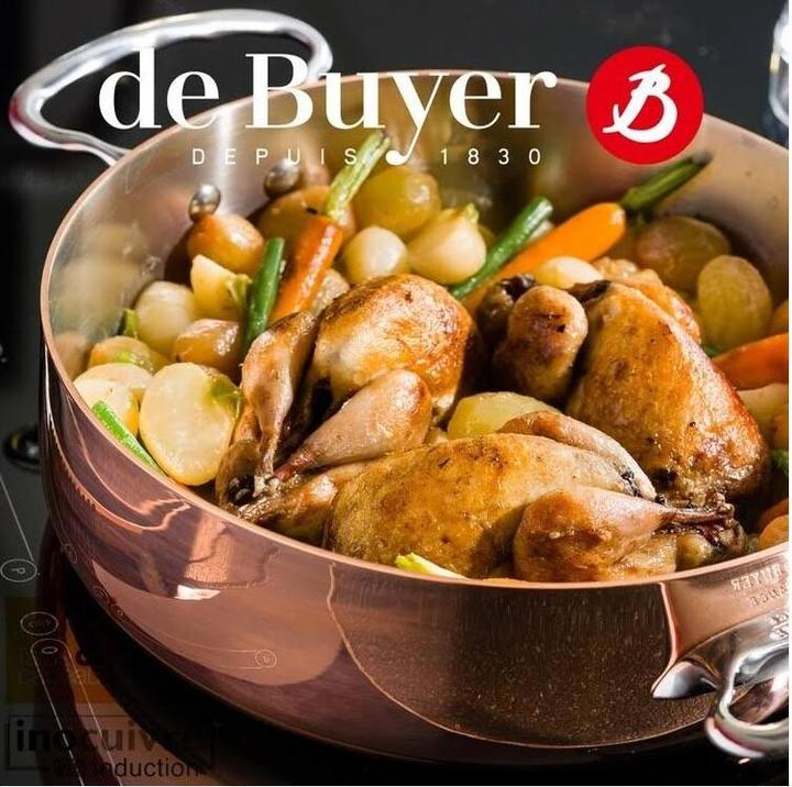 Image du produit de Buyer prima matera (28 cm, Cocotte + faitout, Acier inoxydable, Cuivre)
