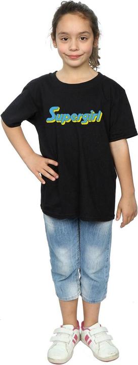 Produktbild Supergirl Text Logo TShirt Mädchen (152, 158)