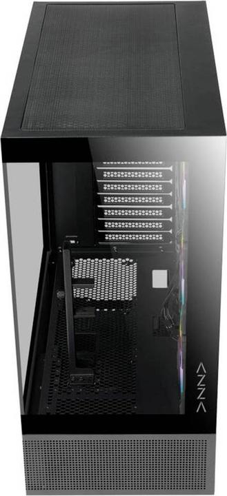 Image du produit Azza Boitier Moyen Tour ATX Tiara RGB avec panneaux vitrés (Noir) (ATX, ITX, mATX)