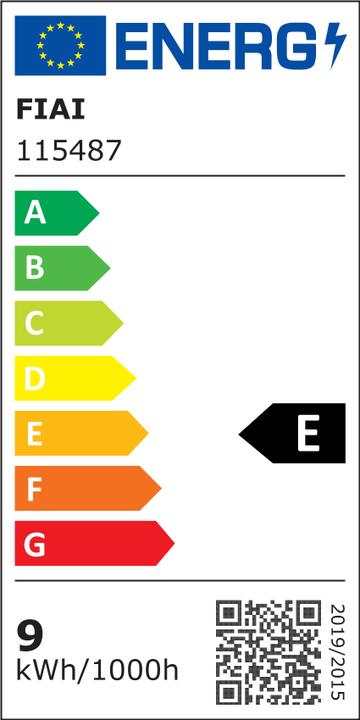 Etichetta energetica Isoled Faretto da incasso LED Slim68 9W nero 3000K DALI (840 lm)