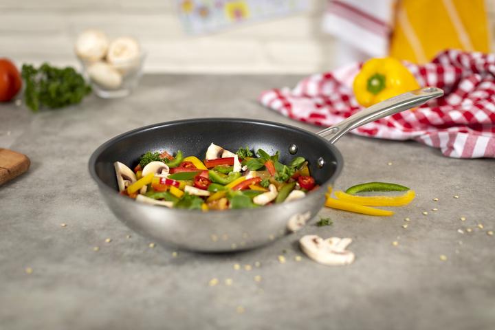 Image du produit Kuhn Rikon Allround (24 cm, Wok, Acier inoxydable)