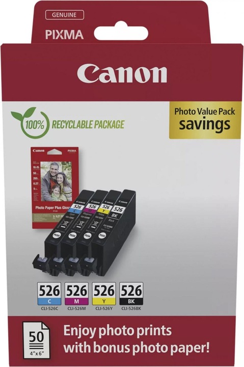 Produktbild Canon CLI-526 (M, BK, C, Y)