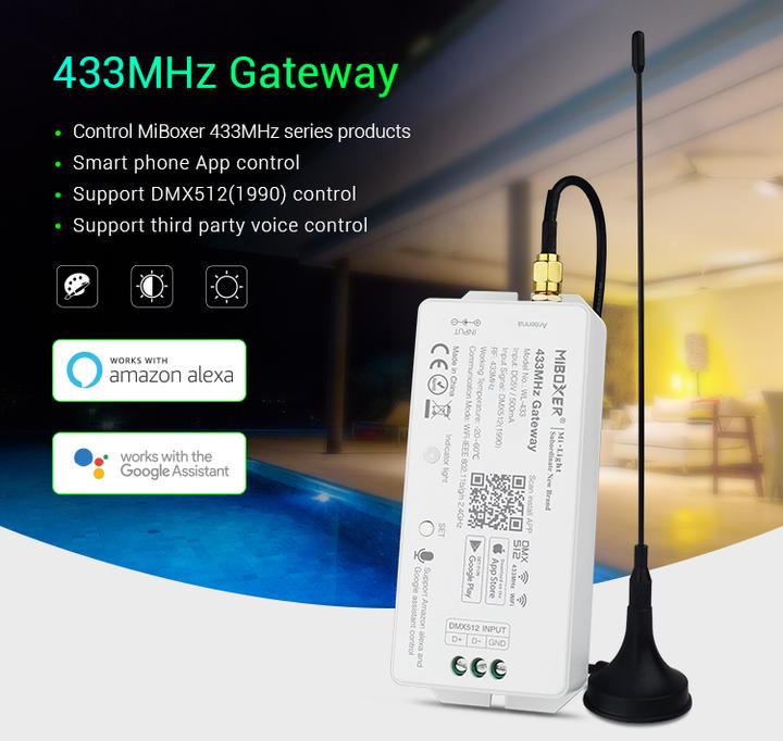 Actual product image Milight 433Mhz Gateway