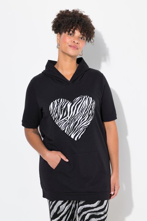 Produktbild Miamoda Hoodie, Loose Fit, Leo-Herz, Halbarm (42)