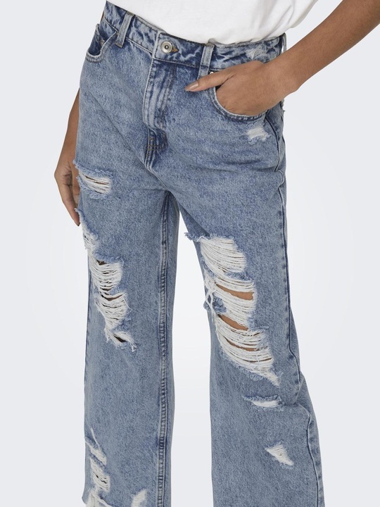 Produktbild Only ONLDad High Waist Destroyed Flared Jeans (W27/L34)
