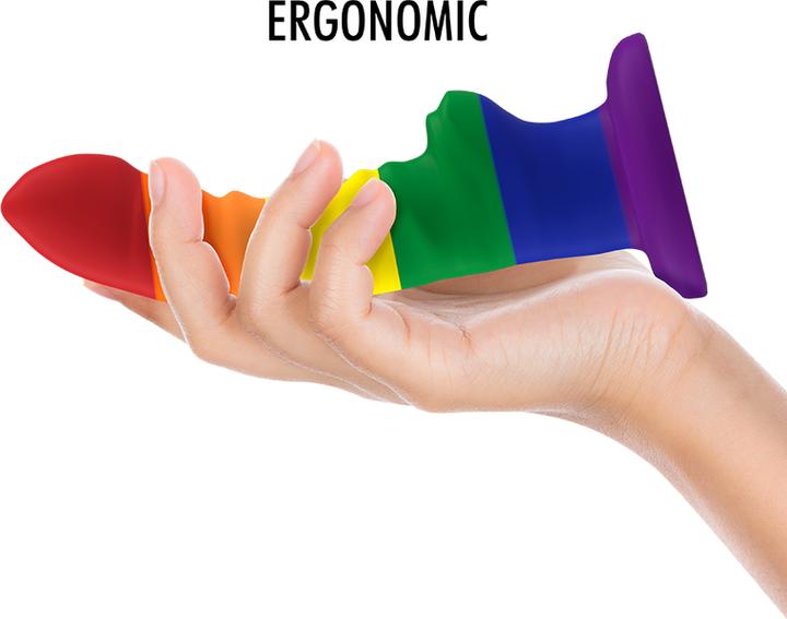 Actual product image Mythology Colby Pride Dildo M