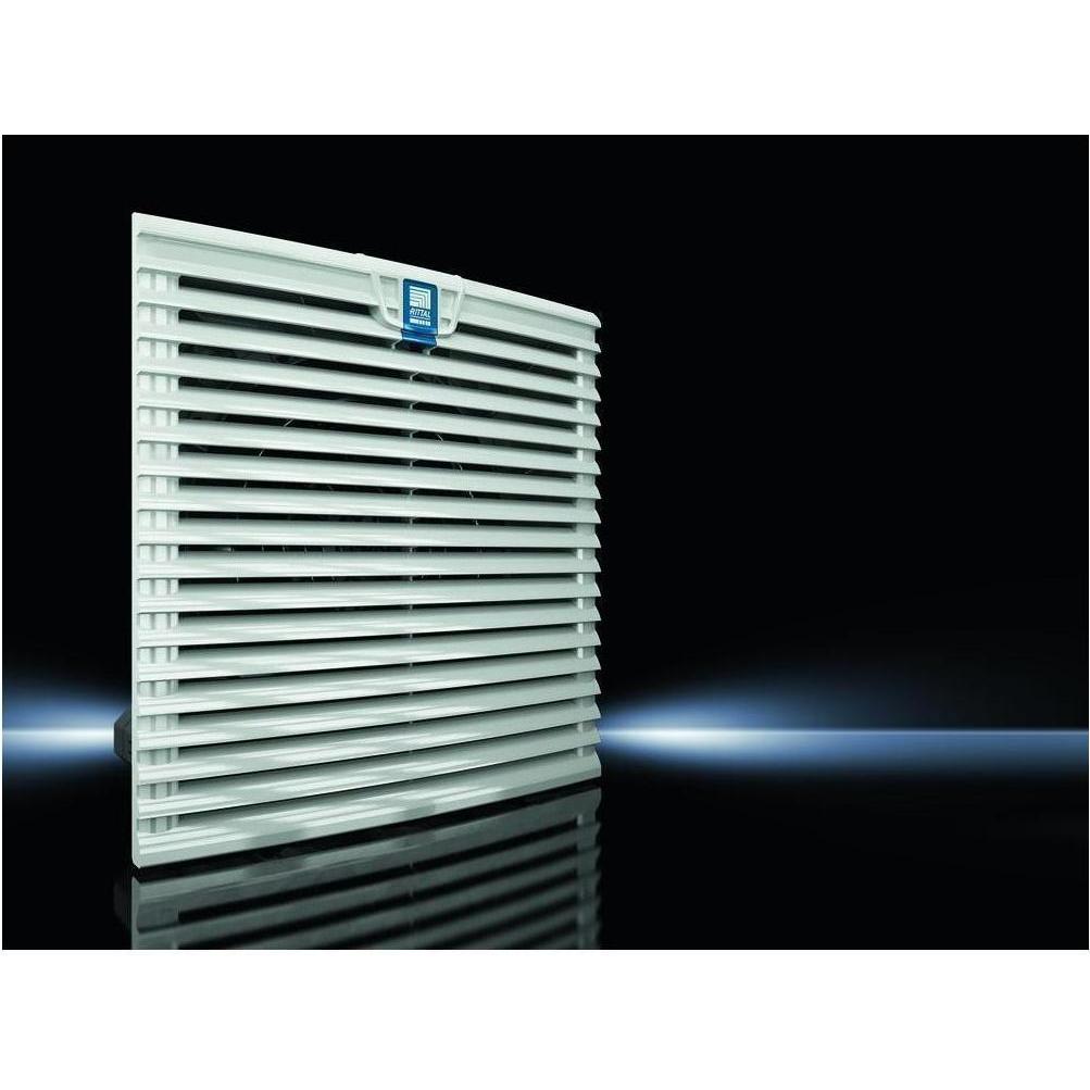 Rittal Luftfilter Grau (RAL 7035) (B, Serverschrank Zubehör, Grau