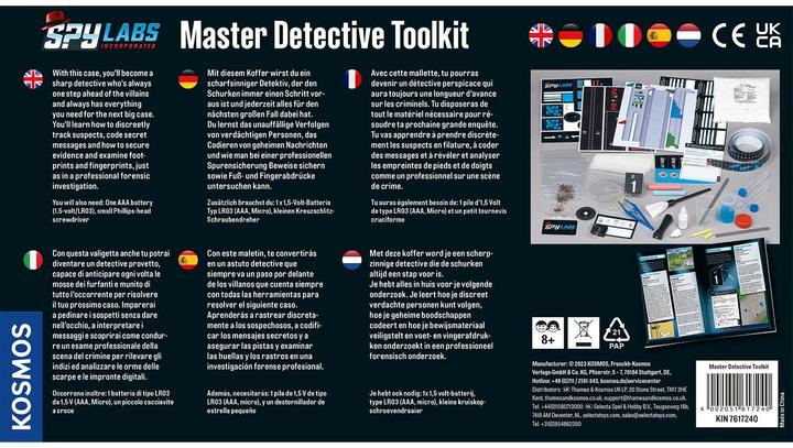 Produktbild Kosmos Detektivausrüstung Spy Labs – Master Detective Toolkit