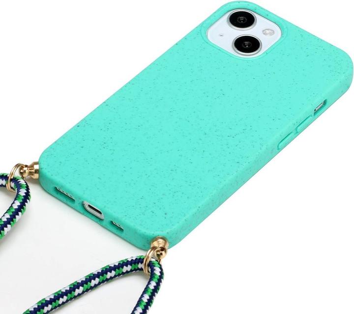 Produktbild König Design Handykette Hülle Handy Schutz für Apple iPhone 15 Case Cover Bumper Etuis Kette
