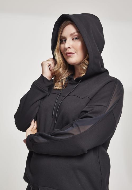 Produktbild Urban Classics Ladies Oversized Tech Mesh Inset Hoody (XL)