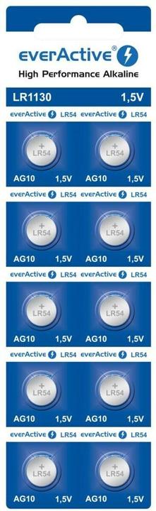 Everactive LR1130 (LR54) (10 Stk., AG10, 65 mAh)