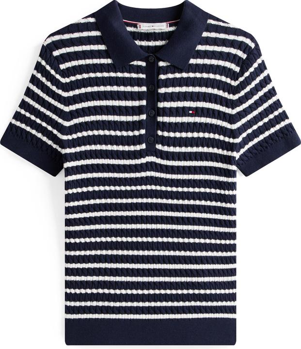 Produktbild Tommy Hilfiger Polohemd Kabelpullover (L)
