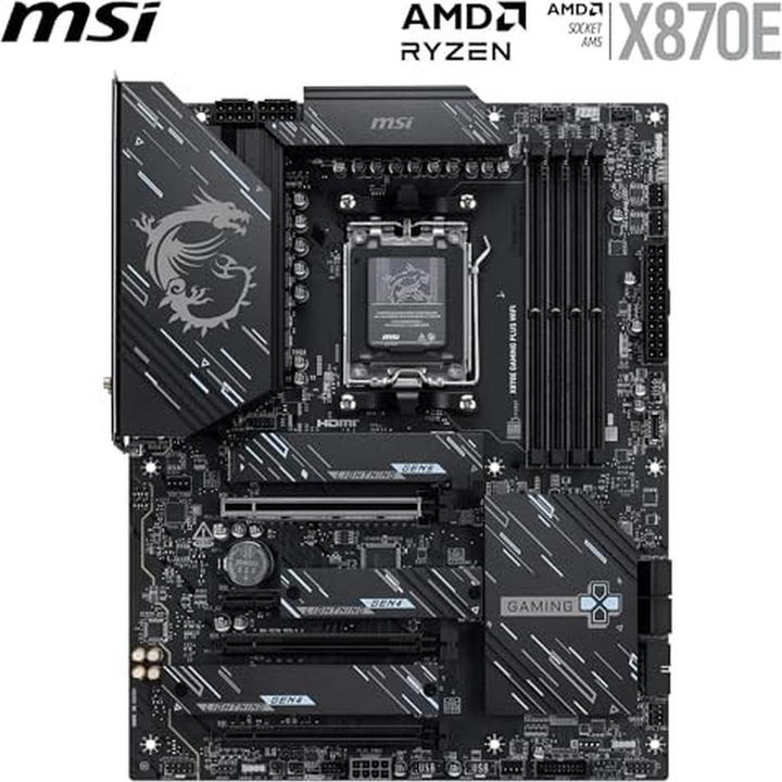 Produktbild MSI X870E GAMING PLUS WIFI (AM5, AMD X870E, ATX)