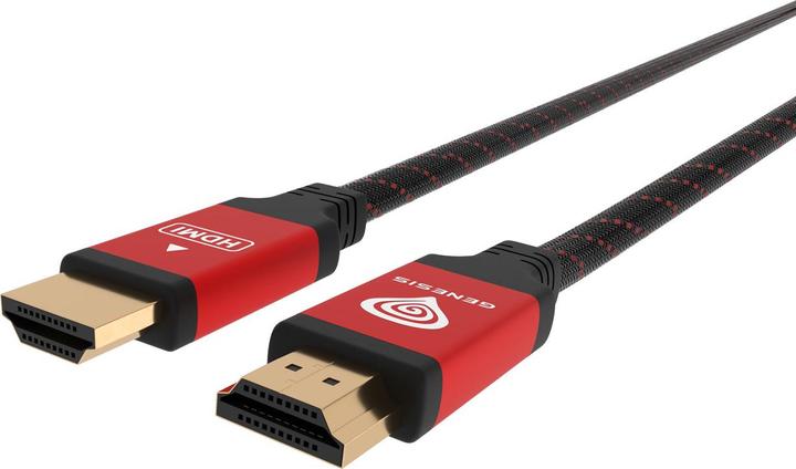 Produktbild Genesis NKA-0787 HDMI cable HDMI Type A (Standard) Black, Red (3 m, HDMI)