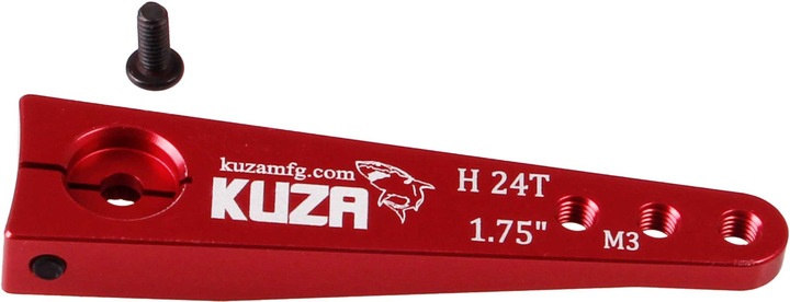 Produktbild Kuza Servohebel 1-Arm Hitec 24T 45/39/33mm 1.75" M3 Heavy Duty V2 Aluminium
