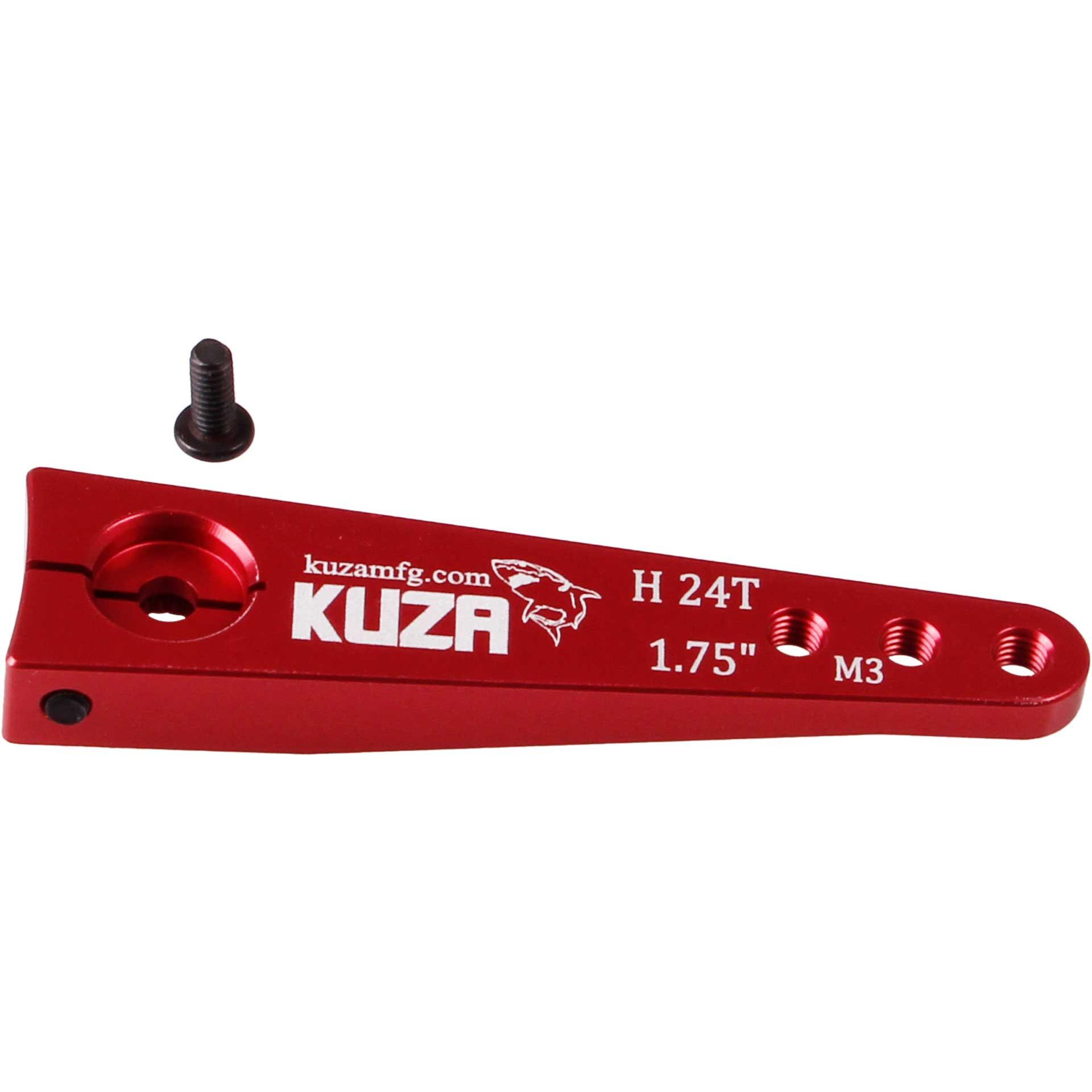 Kuza Servohebel 1-Arm Hitec 24T 45/39/33mm 1.75" M3 Heavy Duty V2 Aluminium