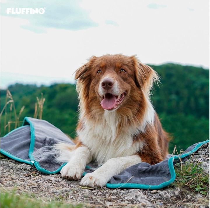 Produktbild Fluffino Hunde-Decke 150 x 100 cm, Grau (Hund)