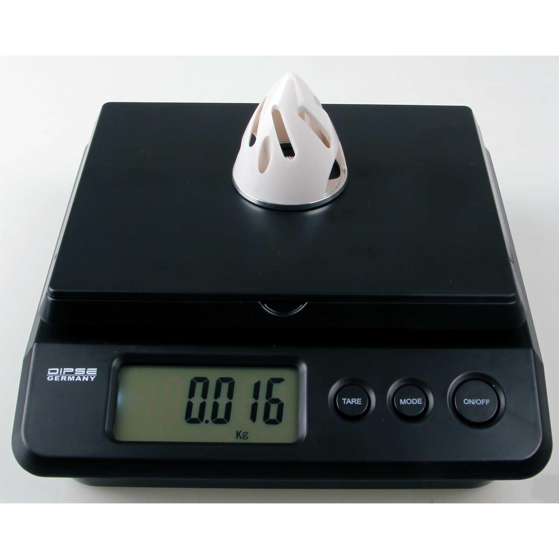 Thumbnail - Kuza Spinner Kunststoff 2" 51mm Rot mit Aluminium Basisplatte