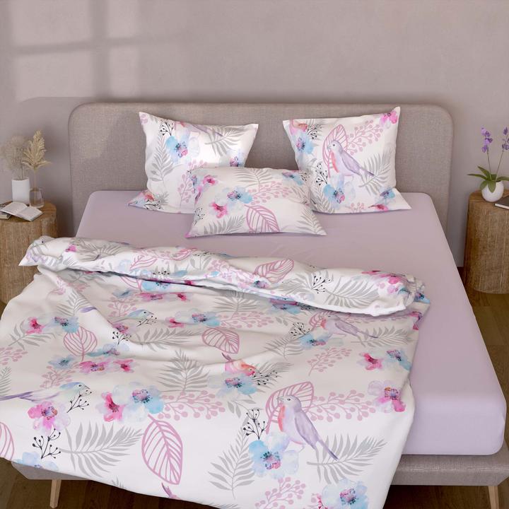Immagine prodotto Lotus Bettwaren Bettwäsche Bambus Elmira (Copripiumino, 160 x 210 cm)