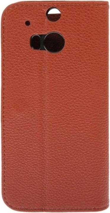 Produktbild König Design Schutzhülle PU Handytasche (Flip Quer) für Handy HTC One 2 M8 Braun (HTC One M8)