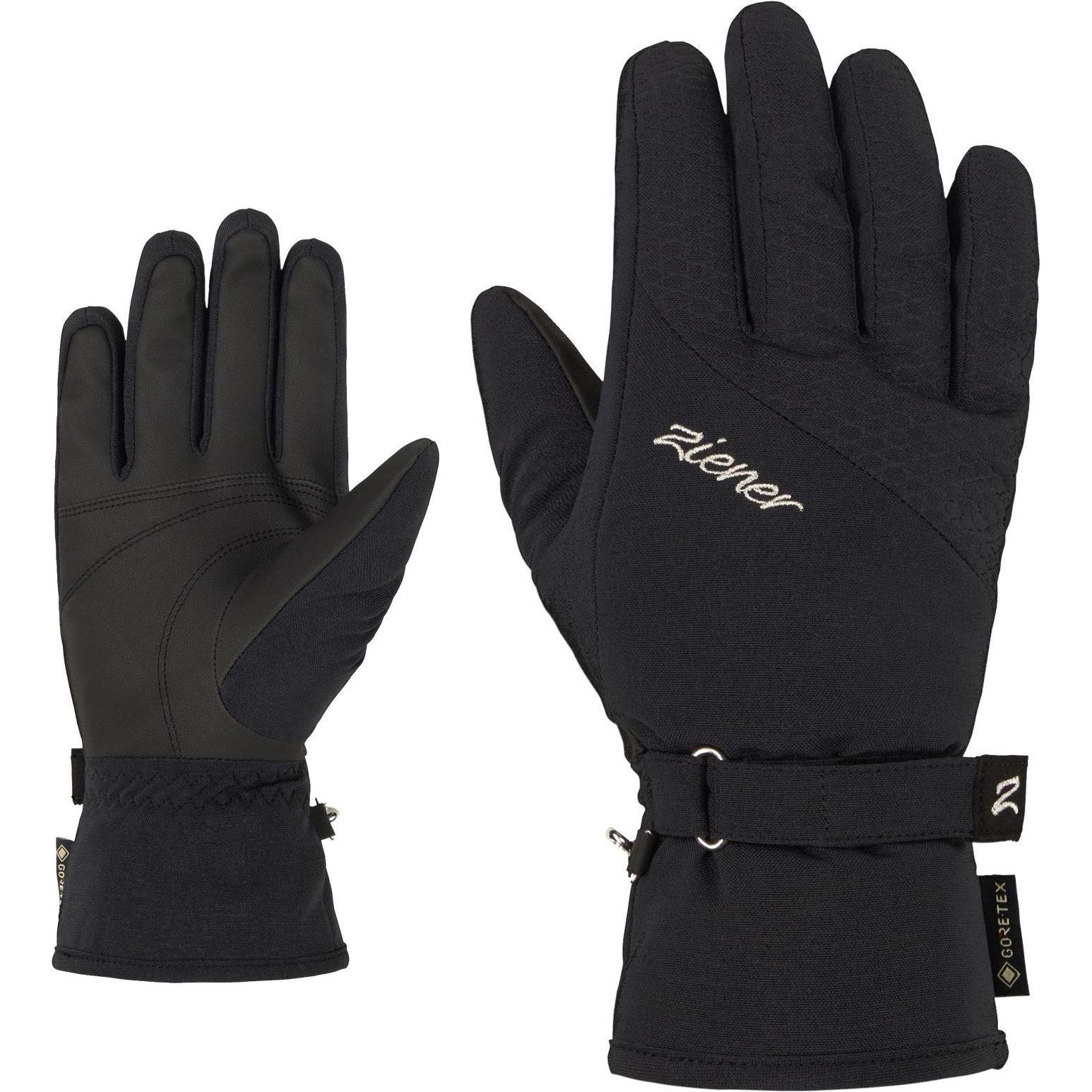 Ziener, Damen, Handschuhe, Klaire Gtx + Gore Plus Warm, Schwarz, (8.5)