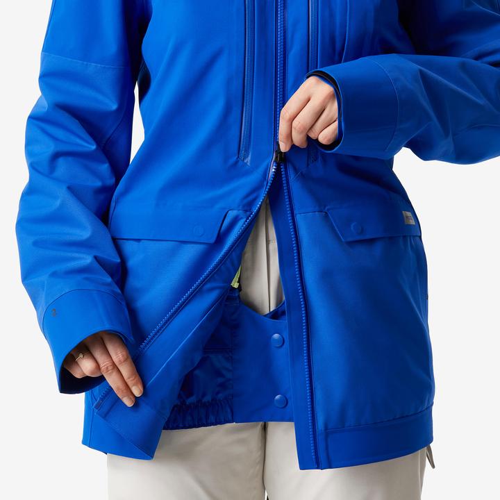 Actual product image Wedze Women's Snowboard Jacket - SNB 900 - Blue (XS)