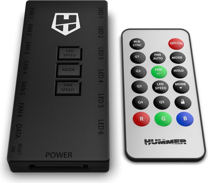 Produktbild Nox A-Rgb Controller Hummer R-Hub (6 Lüfter)