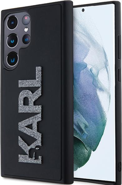 Karl Lagerfeld KLHCL3DMBKCK S928 czarny/black hardcase 3D Rubber Glitter Logo (Samsung Galaxy S24 Ultra)