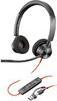 Produktbild Poly Blackwire 3320 USB-C Stereo-Headset, für Microsoft Teams zertifiziert, + USB-C/A-Adapter (Kabelgebunden, USB-C, Microsoft Teams)
