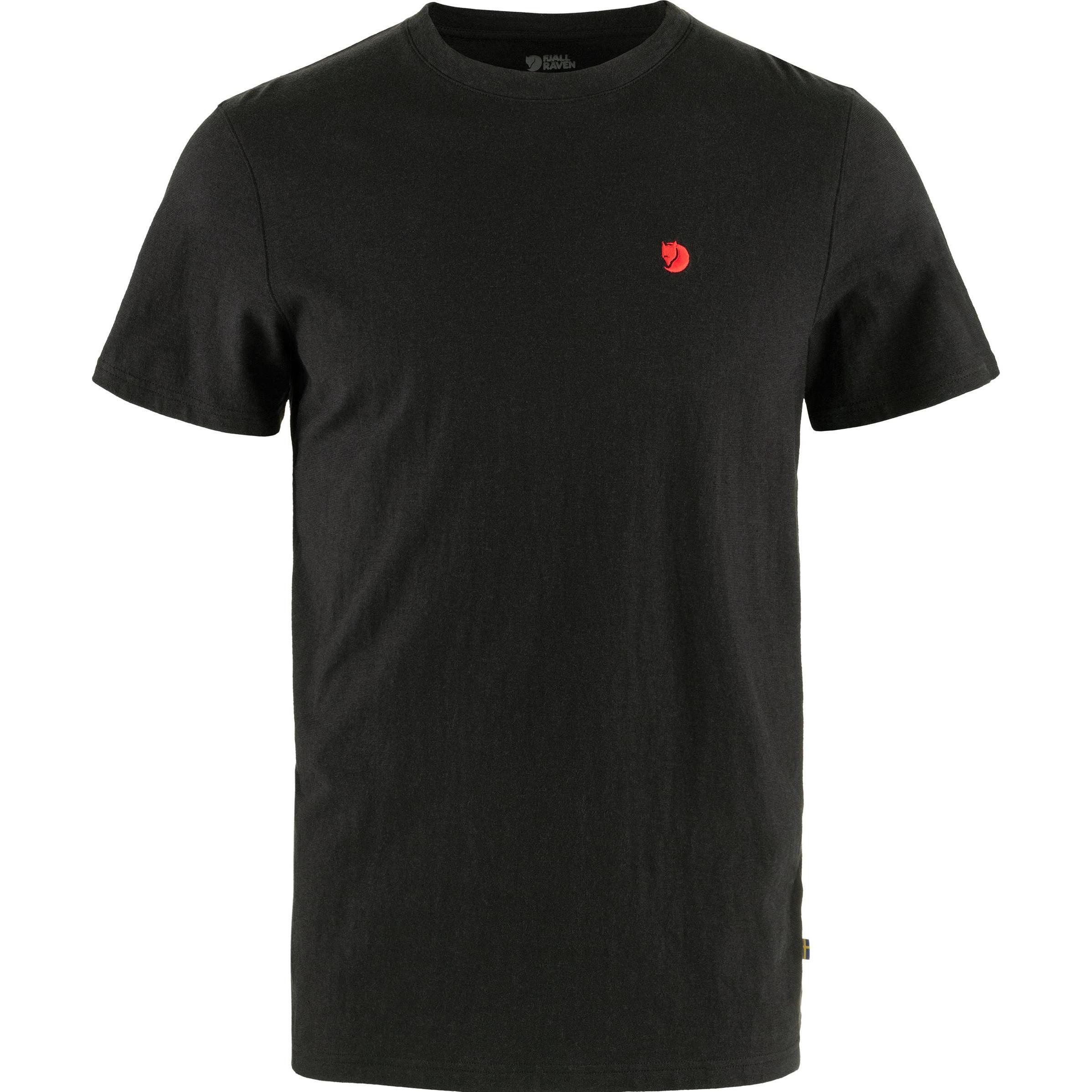 Fjällräven, Herren, Shirt, Hemp Blend T-shirt, Schwarz, (S)