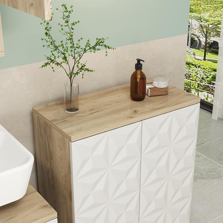 Produktbild Vicco Edge mit 2 Türen und 3 Fächer (60 x 30 x 79.5 cm)