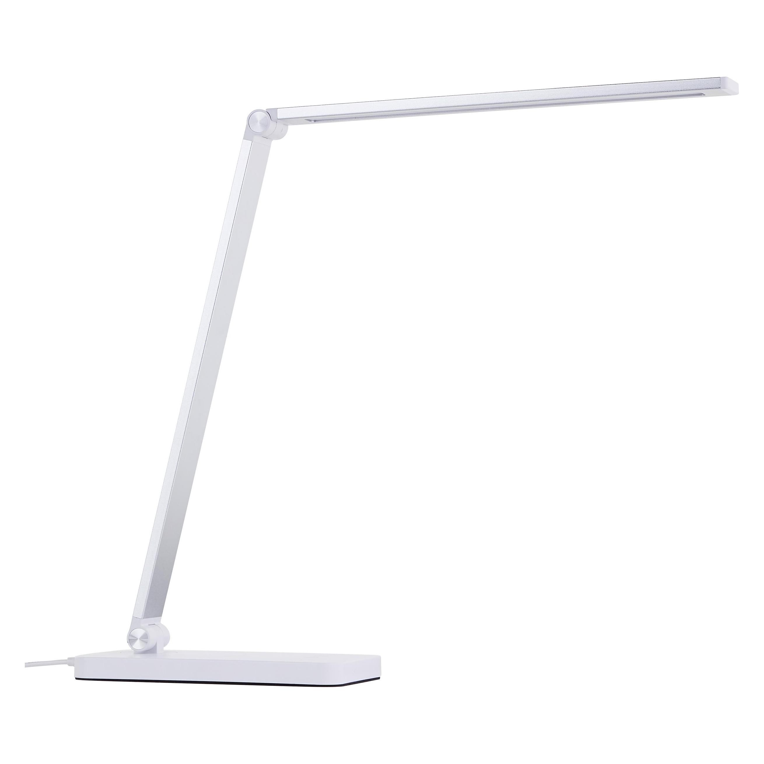 Brilliant Led Tischleuchte "Florence" 1 Stk. Warmweiß - Kaltweiß 38 X 11 X 34 Cm, 610 Lm, 2700-6500K, 3-Stufen Dimmbar, Usb, Schwenkbar