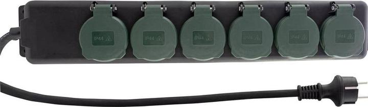 Actual product image REV Socket strip IP44 6-way 1.4m (6 x, CEE 7/3, 1.40 m)