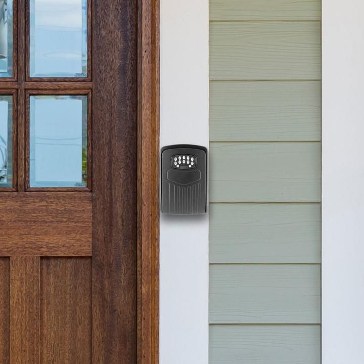 Image du produit Muvit Io Remote Key Box Black for Outdoor Use Waterproof (boîte à clés à distance noire pour l'extérieur)
