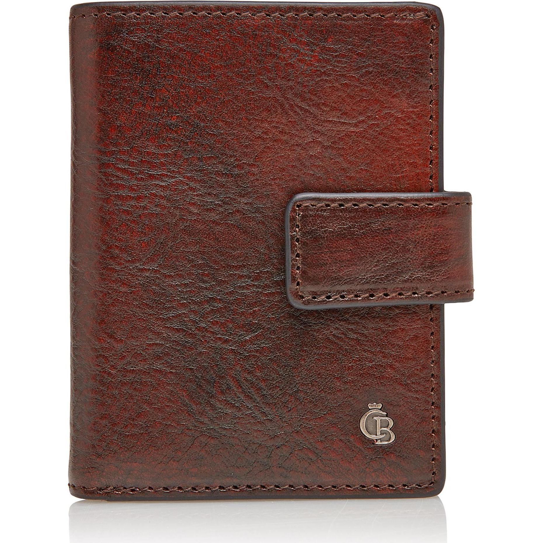 Castelijn & Beerens, Herren, Portemonnaie, Rien Geldbörse RFID Leder 8 cm, Braun