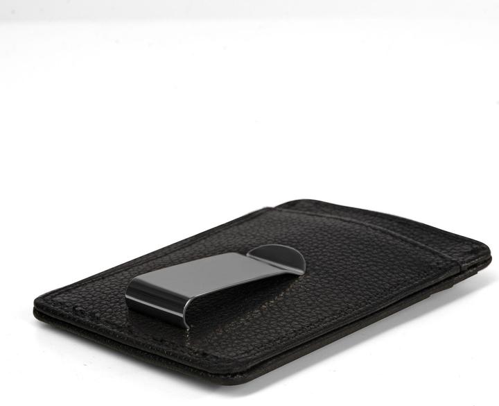 Actual product image Redolz Leather Essentials Kreditkartenetui RFID Leder 7 cm mit Geldscheinklammer