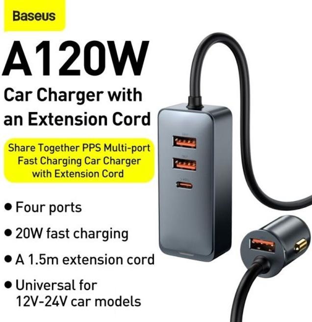 Image du produit Baseus Chargeur de voiture