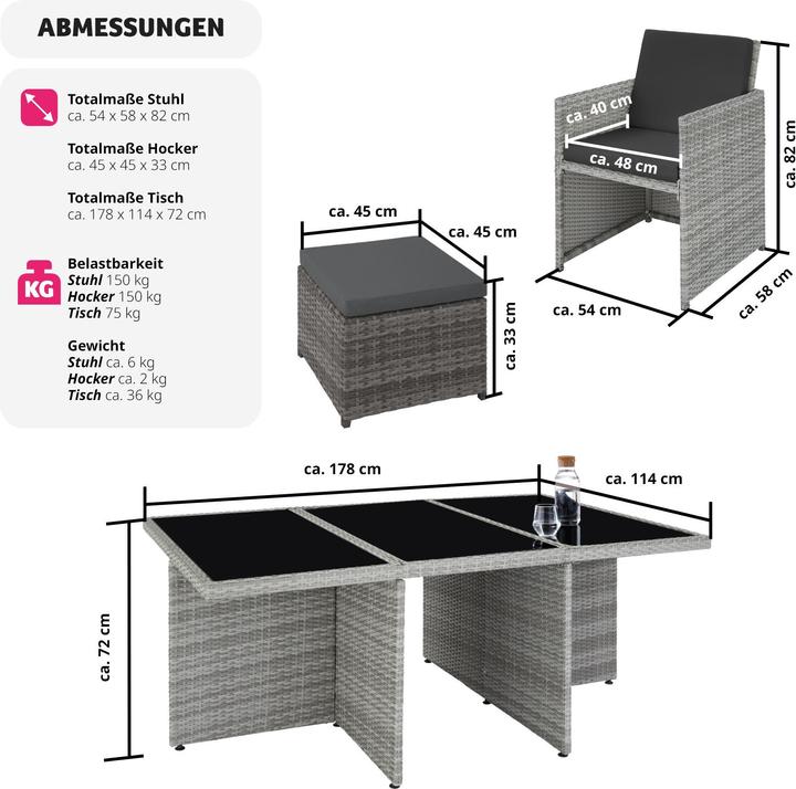 Image du produit tectake New York (178 cm)