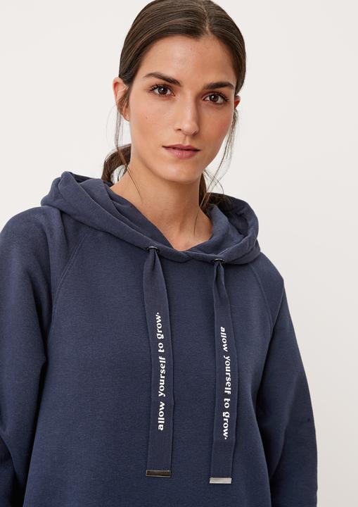 Produktbild s.Oliver Kleid Sweatshirtkleid mit Kapuze (L)